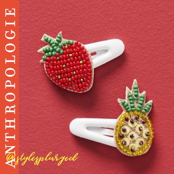 Anthropologie Other - NEW ANTHRO Summer Fun Hair Clips for kids